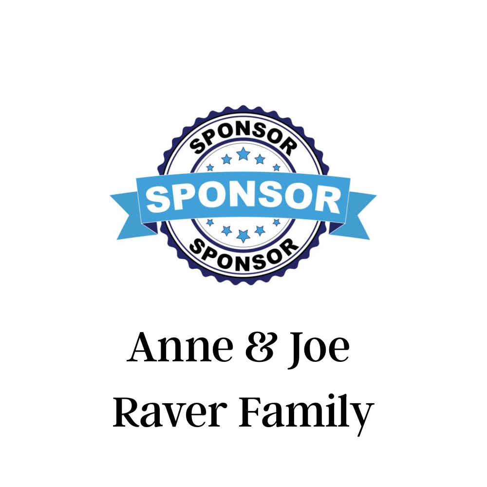 Blue sponsor badge with stars for Batesville Main Street events, promoting local business sponsorship opportunities in Batesville, Arkansas.